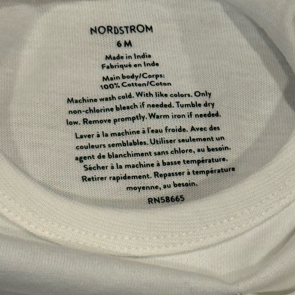 NEW : Nordstrom Kids Blue & White T-Shirt - Picture 6 of 7